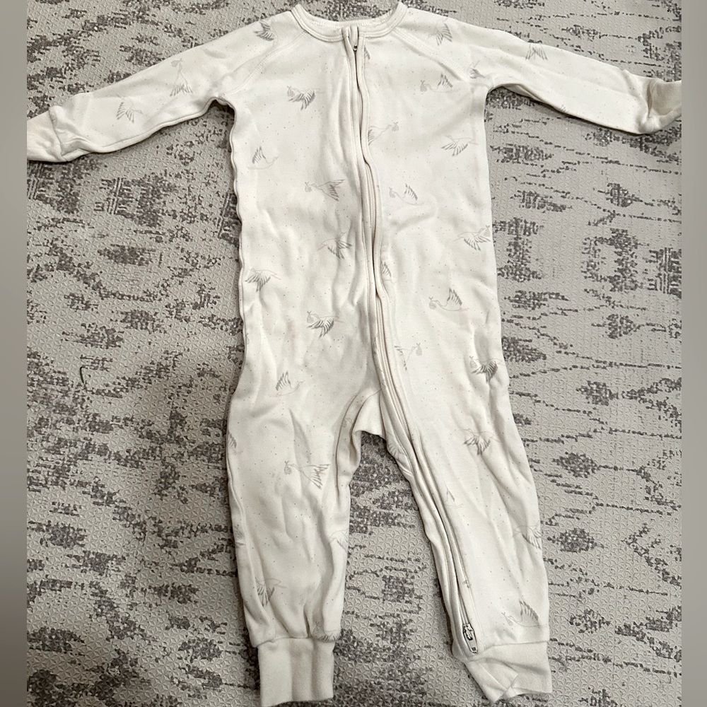 Pehr footless sleeper size 12-18 months